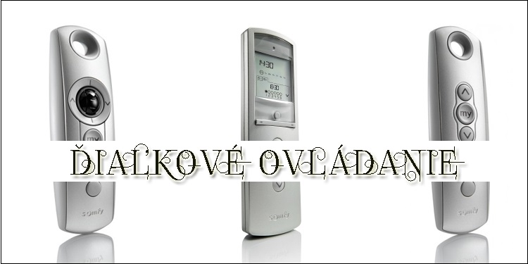 ďiaľkové ovládanie pre somfy