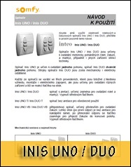 návody na inis uno somfy vypínač